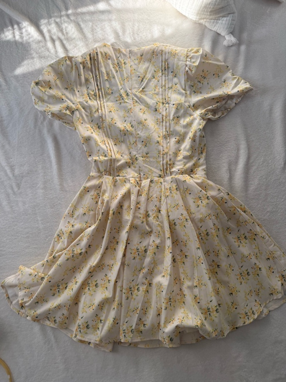 Commense | Yellow Floral Dress | Size Medium - Picture 2 of 4